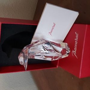 Baccarat Crystal Penguin Origami, 4.5 in, original box